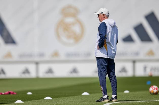 Real Madrid head coach Carlo Ancelotti Real Madrid media day, Madrid, Spain - 27 May 2024  Copyright: xRubenxAlbarran Shutterstockx 14510087by