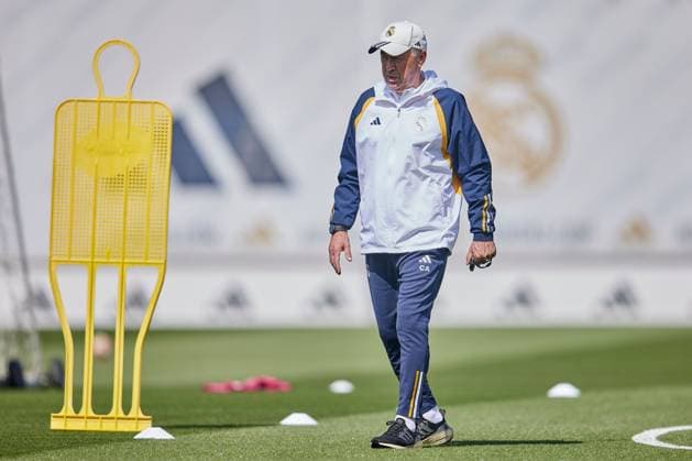 Real Madrid head coach Carlo Ancelotti Real Madrid media day, Madrid, Spain - 27 May 2024  Copyright: xRubenxAlbarran Shutterstockx 14510087bv