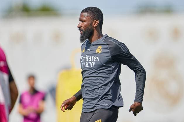 Antonio Rudiger of Real Madrid CF Real Madrid media day, Madrid, Spain - 27 May 2024  Copyright: xRubenxAlbarran Shutterstockx 14510087ca