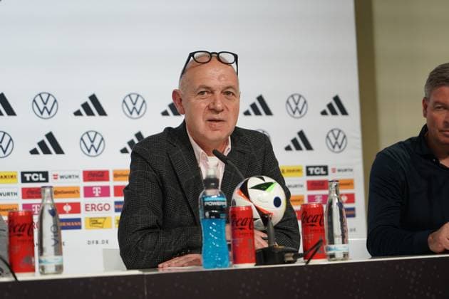 DFB-Präsident Bernd Neuendorf - Blankenhain 27.05.2024: Trainingslager der Deutschen Nationalmannschaft zur EM-Vorbereitung, Golf Resort Weimarer Land