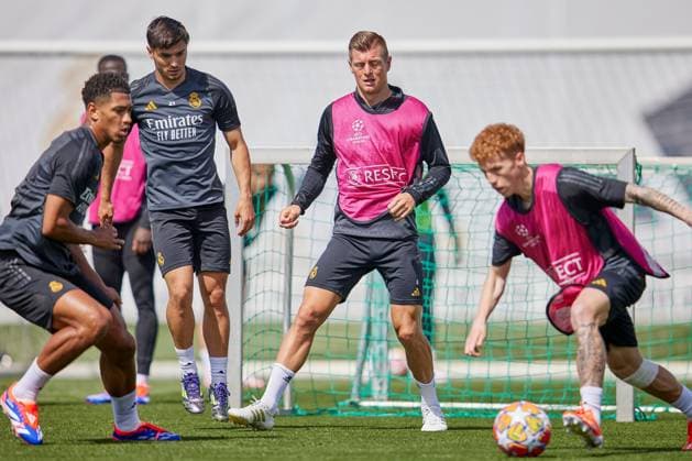 Sport Bilder des Tages Toni Kroos of Real Madrid CF Real Madrid media day, Madrid, Spain - 27 May 2024  Copyright: xRubenxAlbarran Shutterstockx 14510087cn