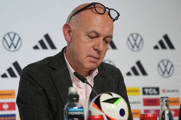 DFB-Präsident Bernd Neuendorf - Blankenhain 27.05.2024: Trainingslager der Deutschen Nationalmannschaft zur EM-Vorbereitung, Golf Resort Weimarer Land