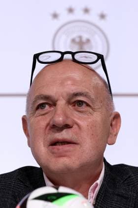 Fußball EM-Trainingslager Auftakt-PK am 27.05.2024 im Schloss Blankenhain in Blankenhain Bernd Neuendorf ( DFB-Präsident )