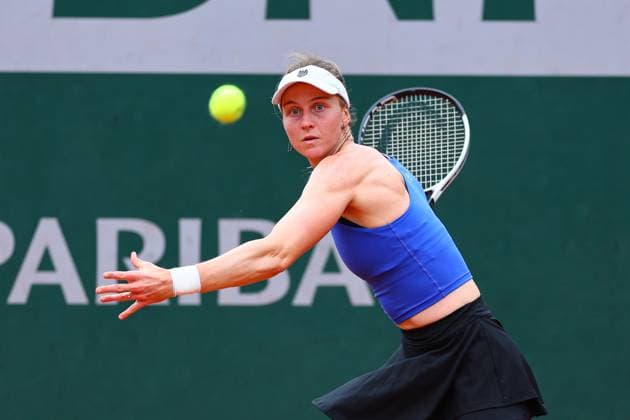 2024.05.27 Paryz Tenis French Open Roland Garros 2024 Liudmila Samsonova - Magda Linette N Z Liudmila Samsonova Foto Pawel Andrachiewicz PressFocus 2024.05.27 Paris Tennis French Open Roland Garros 2024 Liudmila Samsonova - Magda Linette Liudmila Samsonova Photo Pawel Andrachiewicz PressFocus NEWSPIX.PL --- Newspix.pl POLAND OUT!  20240527_PF_PA075