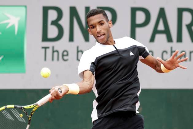 TENNIS - French Open 2024 PARIS,FRANCE,27.MAY.24 - TENNIS - ATP, Tennis Herren World Tour, French Open, Roland Garros, Grand Slam. Image shows Felix Auger-Aliassime (CAN).  GEPAxpictures xPatrickxSteiner