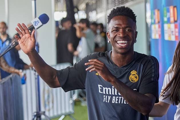 Vinicius Jr of Real Madrid CF Real Madrid media day, Madrid, Spain - 27 May 2024  Copyright: xRubenxAlbarran Shutterstockx 14510087fw