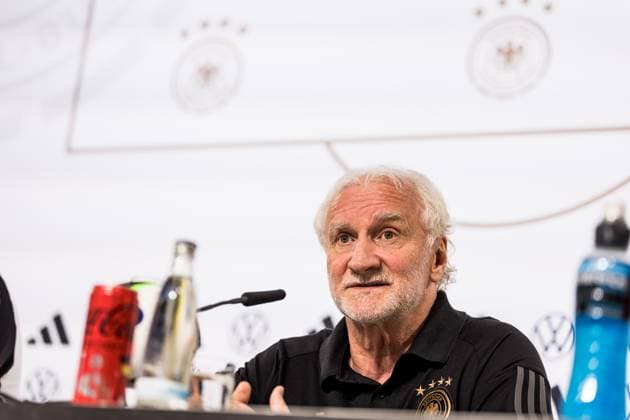DFB Trainingslager Pressekonferenz; 27.05.2024 Rudi Völler (DFB Direktor A-Nationalmannschaft) DFB Trainingslager Pressekonferenz; Blankenhain, Schloss Blankenhain am 27.05.2024 Copyright: xBEAUTIFULxSPORTS Wunderlx
