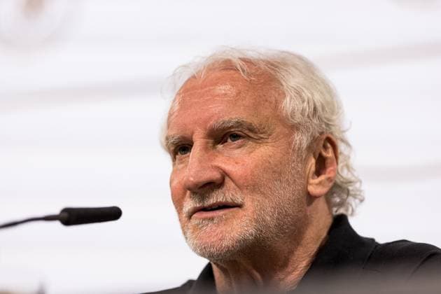 DFB Trainingslager Pressekonferenz; 27.05.2024 Rudi Völler (DFB Direktor A-Nationalmannschaft) DFB Trainingslager Pressekonferenz; Blankenhain, Schloss Blankenhain am 27.05.2024 Copyright: xBEAUTIFULxSPORTS Wunderlx