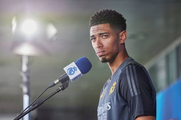Sport Bilder des Tages Jude Bellingham of Real Madrid CF Real Madrid media day, Madrid, Spain - 27 May 2024  Copyright: xRubenxAlbarran Shutterstockx 14510087gj