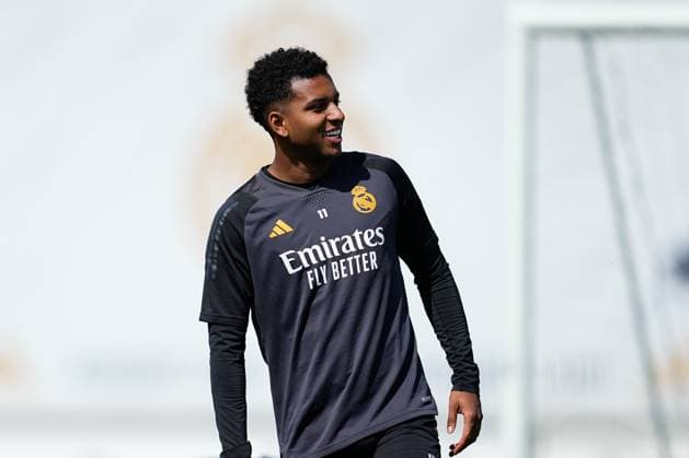 May 27, 2024, Valdebebas, Madrid, SPAIN: Rodrygo Goes during the Media Day of Real Madrid ahead the Final of the UEFA Champions League against Borussia Dortmund at Ciudad Deportiva Real Madrid on May 27, 2024 in Valdebebas, Madrid, Spain. Valdebebas SPAIN - ZUMAa181 20240527_zaa_a181_029 Copyright: xOscarxJ.xBarrosox