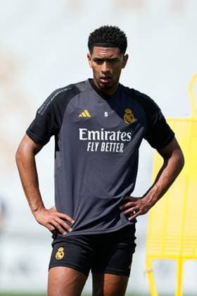 May 27, 2024, Valdebebas, Madrid, SPAIN: Jude Bellingham during the Media Day of Real Madrid ahead the Final of the UEFA Champions League against Borussia Dortmund at Ciudad Deportiva Real Madrid on May 27, 2024 in Valdebebas, Madrid, Spain. Valdebebas SPAIN - ZUMAa181 20240527_zaa_a181_052 Copyright: xOscarxJ.xBarrosox