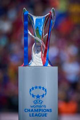 2024-05-25 FC Barcelona, Barca v Olympique Lyonnais - UEFA Women s Champions League Final 2024 BILBAO, SPAIN - MAY 25: Trophy showcase during 2024 UEFA Women s Champions League Final between FC Barcelona and Olympique Lyonnais at San Mames Stadium on May 25, 2024 in Bilbao, Spain. (Photo by Pablo Morano BSR Agency) Bilbao Spain Content not available for redistribution in The Netherlands directly or indirectly through any third parties. Copyright: xBSRxAgencyx