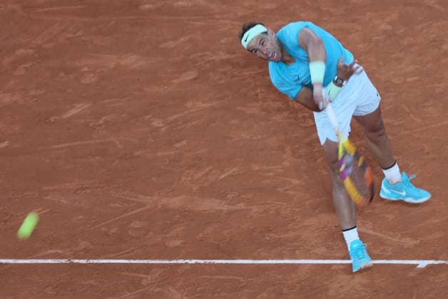 Spanish Rafael Nadal pictured in action during a tennis match against German Zverev, in the first round of the men s singles, at the Roland Garros French Open tennis tournament, in Paris, France, Monday 27 May 2024. This year s tournament takes place from 26 May to 09 June. BENOITxDOPPAGNE  x93471174x