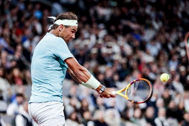 TENNIS - French Open 2024 PARIS,FRANCE,27.MAY.24 - TENNIS - ATP, Tennis Herren World Tour, French Open, Roland Garros, Grand Slam. Image shows Rafael Nadal (ESP).  GEPAxpictures xPatrickxSteiner
