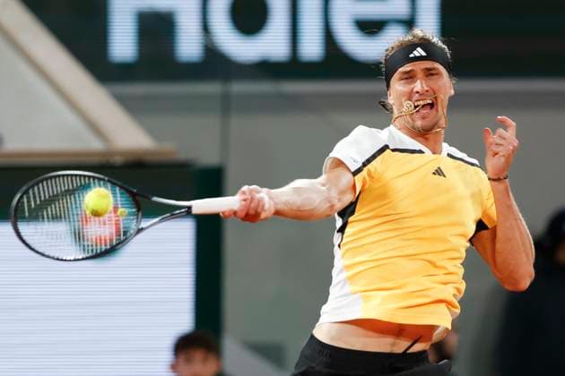 Alexander Zverev (GER) Tennis - French Open 2024 - Roland Garros - Paris - - France - 27 May 2024. Copyright: xJuergenxHasenkopfx