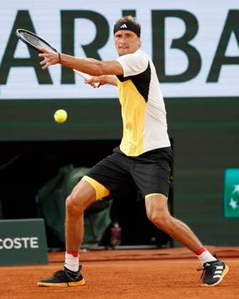 Alexander Zverev (GER) Tennis - French Open 2024 - Roland Garros - Paris - - France - 27 May 2024. Copyright: xJuergenxHasenkopfx