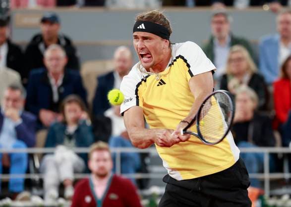 Alexander Zverev (GER) Tennis - French Open 2024 - Roland Garros - Paris - - France - 27 May 2024. Copyright: xJuergenxHasenkopfx