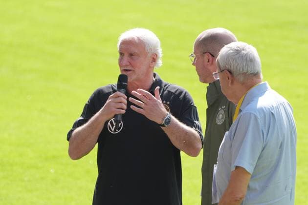 Sportdirektor Rudi Völler (Deutschland Germany) - Jena 27.05.2024: Öffentliches Trainingslager der Deutschen Nationalmannschaft zur EM-Vorbereitung, Ernst-Abbe Sportfeld