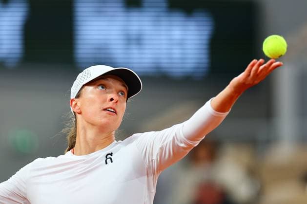 2024.05.27 Paryz Tenis French Open Roland Garros 2024 Iga Swiatek - Leolia Jeanjean N Z Iga Swiatek Foto Pawel Andrachiewicz PressFocus 2024.05.27 Paris Tennis French Open Roland Garros 2024 Iga Swiatek - Leolia Jeanjean Iga Swiatek Photo Pawel Andrachiewicz PressFocus NEWSPIX.PL --- Newspix.pl  20240527_PF_PA240