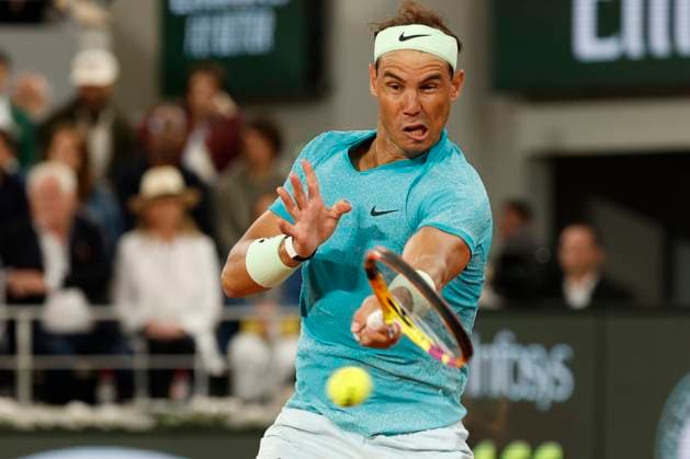 May 27, 2024, Paris, Paris, France: Rafael Nadal (ESP) in action during the tennis Grand Slamt of Roland Garros 2024, day 1, match between Alexander Zverev (GER) and Rafael Nadal (ESP) at Roland Garros Stadium - on May 23 2024.Paris - France Paris France - ZUMAb253 20240527_zsp_b253_061 Copyright: xLoicxBaratouxx