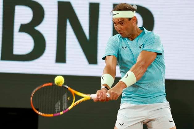 May 27, 2024, Paris, Paris, France: Rafael Nadal (ESP) in action during the tennis Grand Slamt of Roland Garros 2024, day 1, match between Alexander Zverev (GER) and Rafael Nadal (ESP) at Roland Garros Stadium - on May 23 2024.Paris - France Paris France - ZUMAb253 20240527_zsp_b253_073 Copyright: xLoicxBaratouxx