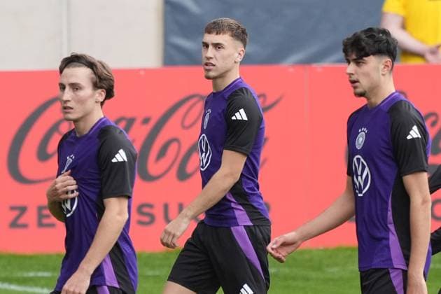 Brajan Gruda (Deutschland) - Jena 27.05.2024: Öffentliches Trainingslager der Deutschen Nationalmannschaft zur EM-Vorbereitung, Ernst-Abbe Sportfeld