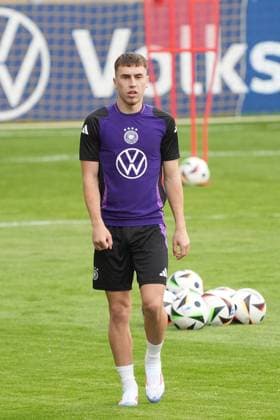 Brajan Gruda (Deutschland) - Jena 27.05.2024: Öffentliches Trainingslager der Deutschen Nationalmannschaft zur EM-Vorbereitung, Ernst-Abbe Sportfeld