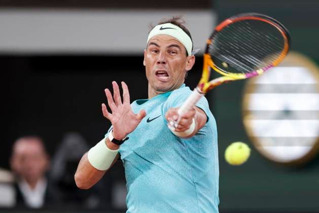 TENNIS - French Open 2024 PARIS,FRANCE,27.MAY.24 - TENNIS - ATP, Tennis Herren World Tour, French Open, Roland Garros, Grand Slam. Image shows Rafael Nadal (ESP).  GEPAxpictures xPatrickxSteiner