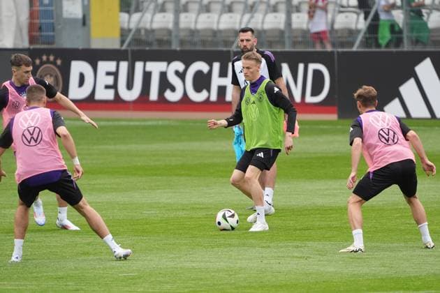 Maximilian Mittelstädt (Deutschland) - Jena 27.05.2024: Öffentliches Trainingslager der Deutschen Nationalmannschaft zur EM-Vorbereitung, Ernst-Abbe Sportfeld