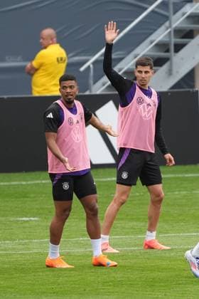 Brajan Gruda (Deutschland) - Jena 27.05.2024: Öffentliches Trainingslager der Deutschen Nationalmannschaft zur EM-Vorbereitung, Ernst-Abbe Sportfeld
