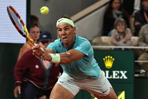 Rafael Nadal, ESP, during first round of 2024 French Open at Roland Garros, Paris, 27 05 2024; -