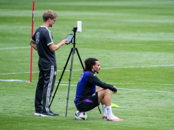 Leroy Sane (Deutschland), GER, Training DFB Fussball Herren Nationalmannschaft Deutschland, Oeffentliches Auftakttraining Jena, UEFA Fussball Europameisterschaft 2024, 27.05.2024 DFB regulations prohibit any use of photographs as image sequences and or quasi-video GER, Training DFB Fussball Herren Nationalmannschaft Deutschland, Oeffentliches Auftakttraining Jena, UEFA Fussball Europameisterschaft 2024, 27.05.2024 Jena Copyright: xEibner-Pressefoto Memmlerx EP_MMR