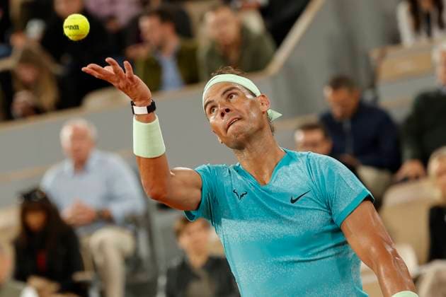May 27, 2024, Paris, Paris, France: Rafael Nadal (ESP) in action during the tennis Grand Slamt of Roland Garros 2024, day 1, match between Alexander Zverev (GER) and Rafael Nadal (ESP) at Roland Garros Stadium - on May 23 2024.Paris - France Paris France - ZUMAb253 20240527_zsp_b253_087 Copyright: xLoicxBaratouxx