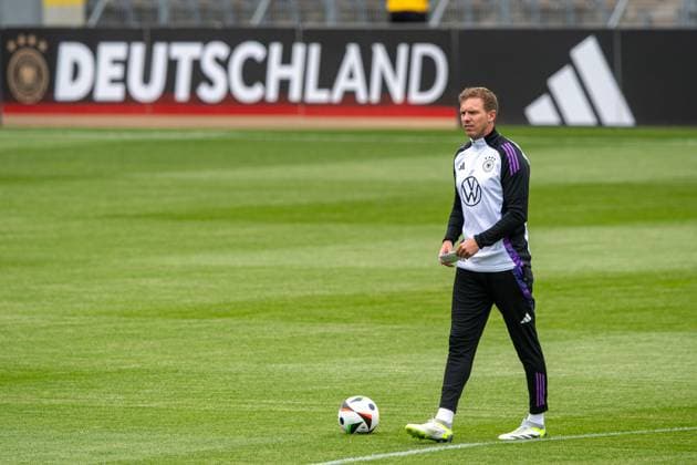 Fussball, Herren, Saison 2023 2024, Deutsche Nationalmannschaft, EM-Vorbereitung, öffentliches Training in Jena, im Bild: Bundestrainer Julian Nagelsmann (Deutschland), 27.05. 2024, Copyright: xSebastianxRäppold MatthiasxKochx