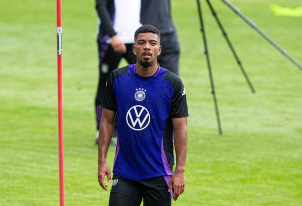 Fussball, Herren, Saison 2023 2024, Deutsche Nationalmannschaft, EM-Vorbereitung, öffentliches Training in Jena, im Bild: Benjamin Henrichs (Deutschland), 27.05. 2024, Copyright: xSebastianxRäppold MatthiasxKochx