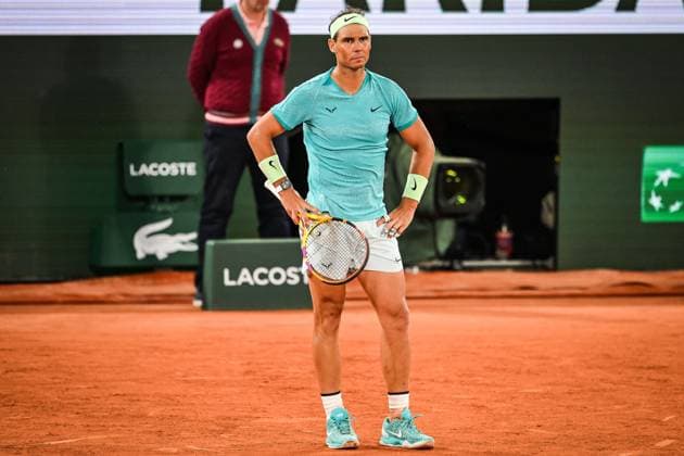 May 27, 2024, Paris, France, France: Rafael NADAL of Spain looks dejected during the second day of Roland-Garros 2024, French Open 2024, Grand Slam tennis tournament at the Roland-Garros Stadium on May 27, 2024 in Paris, France. Paris France - ZUMAm308 20240527_zsp_m308_051 Copyright: xMatthieuxMirvillex