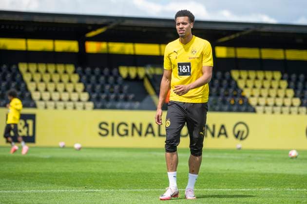 Training Borussia Dortmund, 28.05.2024 Felix Nmecha (Borussia Dortmund, 8). Trainingseinheit von Borussia Dortmund am 28.05.2024 vor dem UEFA Championsleague Finale gegen Real Madrid, Trainingsgelände Hohenbuschei, Dortmund DFL regulations prohibit any use of photographs as image sequences and or quasi-video Copyright: xBEAUTIFULxSPORTS Meuselx