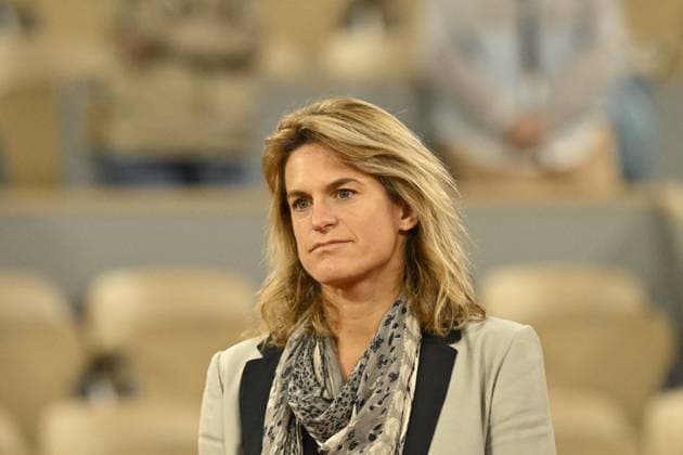 Tennis : Roland Garros 2024 - Amelie Mauresmo - France Tennis : Roland Garros 2024 - France - 28 05 2024 ChrysleneCaillaud Panoramic 