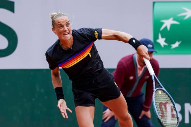 Tennis, French Open, Tag 3 TENNIS - French Open 2024 PARIS,FRANCE,28.MAY.24 - TENNIS - WTA, Tennis Damen Tour, French Open, Roland Garros, Grand Slam. Image shows Arantxa Rus (NED).  GEPAxpictures xPatrickxSteiner