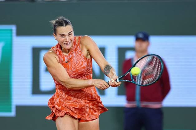 Tennis, French Open, Tag 3 2024.05.28 Paryz Tenis French Open Roland Garros 2024 Erika Andreeva - Aryna Sabalenka N Z Aryna Sabalenka Foto Pawel Andrachiewicz PressFocus 2024.05.28 Paris Tennis French Open Roland Garros 2024 Erika Andreeva - Aryna Sabalenka Aryna Sabalenka Photo Pawel Andrachiewicz PressFocus NEWSPIX.PL --- Newspix.pl POLAND OUT!  20240528_PF_PA260