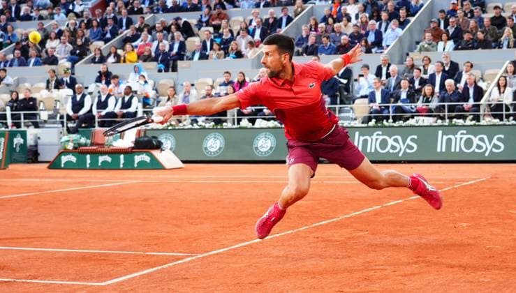Tennis, French Open, Tag 3 Sport Bilder des Tages Novak Djokovic in first round action French Open Tennis, Day 3, Tennis, Roland Garros, Paris, France - 28 May 2024  Copyright: xJavierxGarcia Shutterstockx 14506171gd