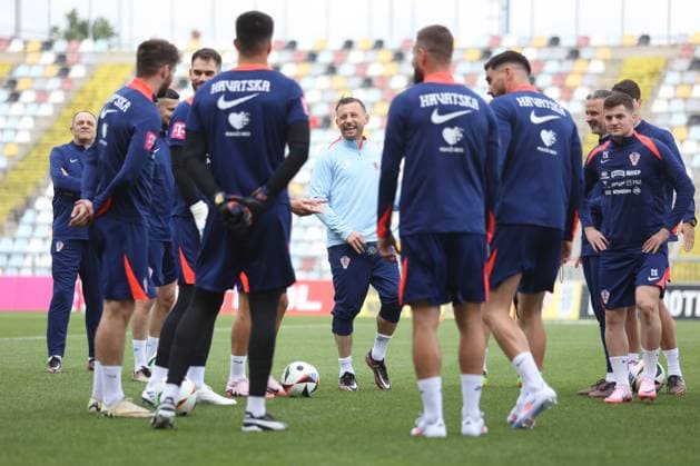 Sport Bilder des Tages Croatia National Football Team - preparations for the UEFA EURO, EM, Europameisterschaft,Fussball 2024 Assistent Coach of Ivica Olic during training session of the Croatian national football team at the HNK Rijeka stadium in Rijeka, Croatia, on May 28, 2024. as part of preparations for the UEFA Euro 2024. NelxPavletic PIXSELL
