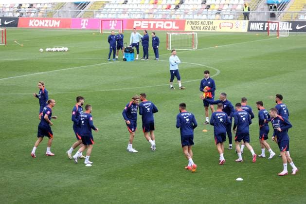 Croatia National Football Team - preparations for the UEFA EURO, EM, Europameisterschaft,Fussball 2024 Palyers of Croatia during training session of the Croatian national football team at the HNK Rijeka stadium in Rijeka, Croatia, on May 28, 2024. as part of preparations for the UEFA Euro 2024. NelxPavletic PIXSELL