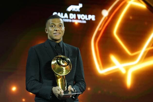 Sport Themen der Woche KW22 Sport Bilder des Tages Kylian Mbappe during the Kafd Global Soccer Awards Europe Edition - Cala di Volpe ,Costa Smeralda , Sardinia . Italy - Tuesday 28 May , 2024. - Soccer .  Copyright: xSpada LaPressex