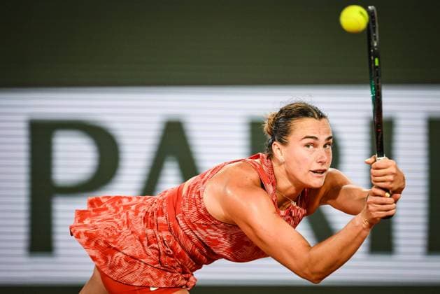 Tennis, French Open, Tag 3 May 28, 2024, Paris, France: ARYNA SABALENKA, 26, of Belarus during the third day of the Grand Slam tennis tournament at the Roland-Garros Stadium. SABALENKA won 6-1, 6-2 over Russian E. Andreeva, 17. Paris France - ZUMAm308 20240528_zsp_m308_014 Copyright: xMatthieuxMirvillex