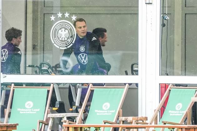 Torwart Goalie Manuel Neuer (Deutschland Germany) - Blankenhain 29.05.2024: Trainingslager der Deutschen Nationalmannschaft zur EM-Vorbereitung, Golf Resort Weimarer Land