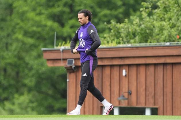 Leroy Sane (Deutschland) - Blankenhain 29.05.2024: Trainingslager der Deutschen Nationalmannschaft zur EM-Vorbereitung, Golf Resort Weimarer Land