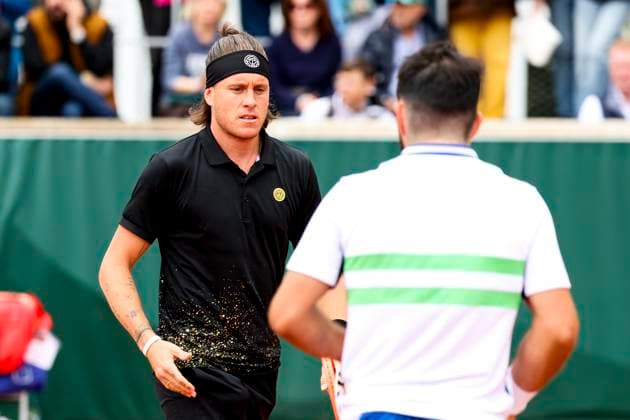 TENNIS - French Open 2024 PARIS,FRANCE,29.MAY.24 - TENNIS - ATP, Tennis Herren World Tour, French Open, Roland Garros, Grand Slam. Image shows Sam Weissborn (AUT).  GEPAxpictures xPatrickxSteiner