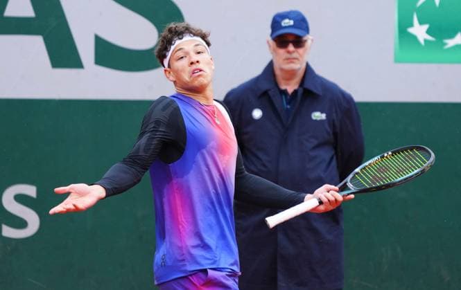 A frustrated Ben Shelton French Open Tennis, Day 4, Tennis, Roland Garros, Paris, France - 29 May 2024  Copyright: xJavierxGarcia Shutterstockx 14513222e