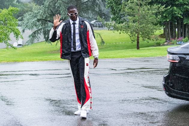 Ibrahima KonatÃ FOOTBALL : Arrivee des joueurs de lÂ’Equipe de France - Clairefontaine - 29 05 2024 BaptisteAutissier Panoramic 